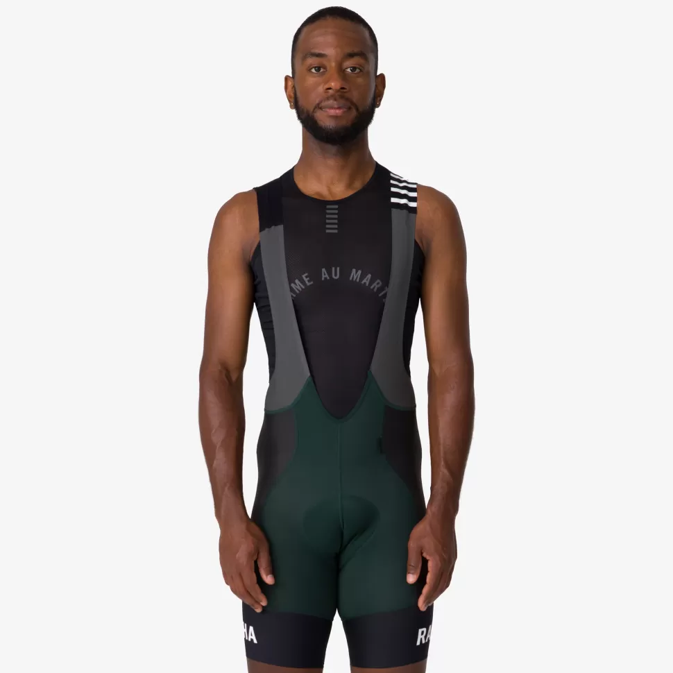 Rapha Bibs, Shorts & Tights>Excess Men'S Pro Team Bib Shorts - Regular Dark Green/ Grey