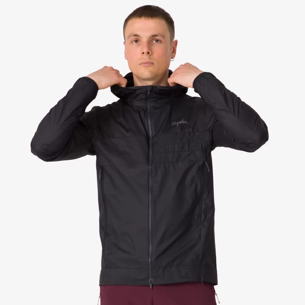 Rapha Outerwear>Men'S Explore Lightweight Jacket Black/Black