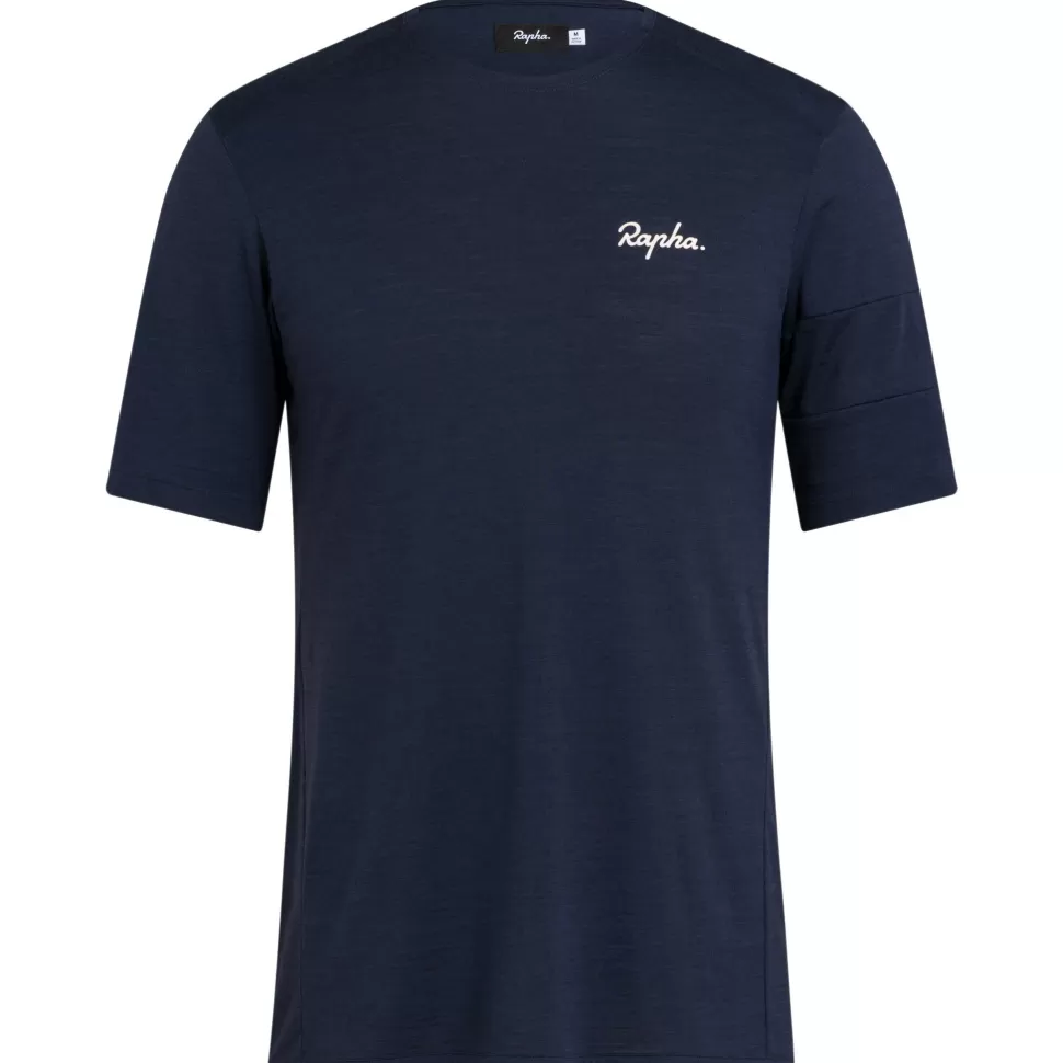 Rapha Jackets & Tops>Men'S Explore Merino T-Shirt Dark Navy