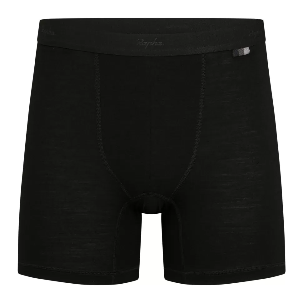 Rapha Off-Bike Accessories>Men'S Merino Boxers Black