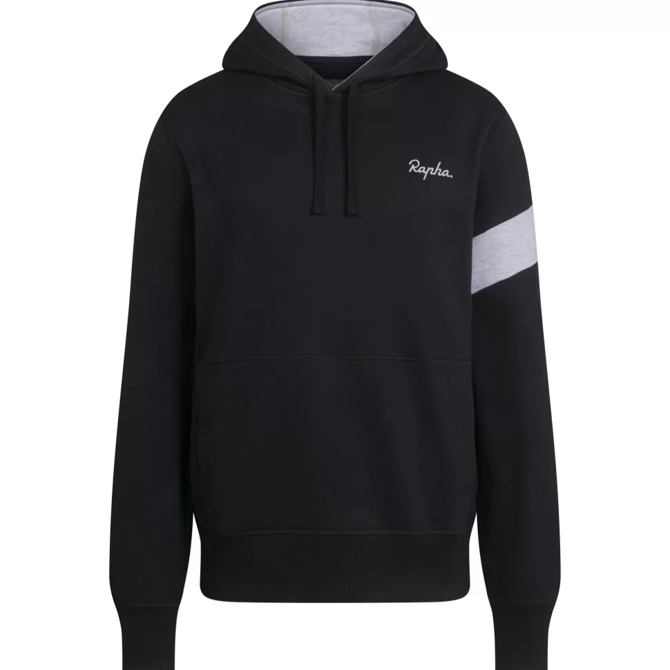 Rapha Jerseys, Jackets & Tops>Men'S Trail Hoodie Black/Light Grey Marl