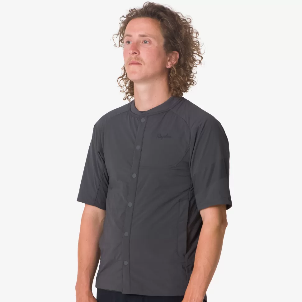 Rapha Jerseys, Jackets & Tops>Men'S Trail Insulated Short Sleeve Jacket Dark Grey/Black