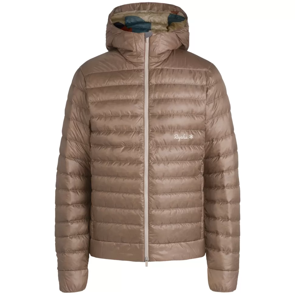 Rapha Outerwear> + Snow Peak Men'S Explore Down Jacket Dark Beige/Off-White