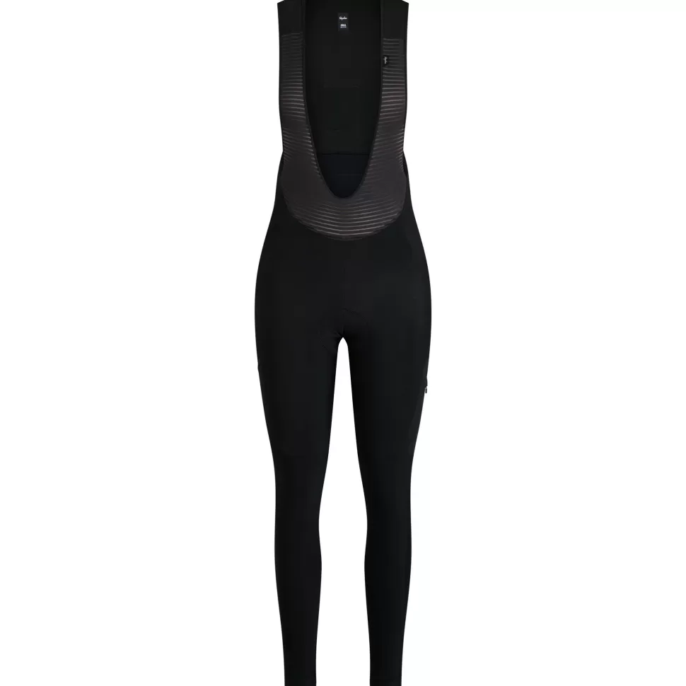 Rapha Bibs, Shorts & Tights>Women'S Cargo Winter Tights With Pad Black/White