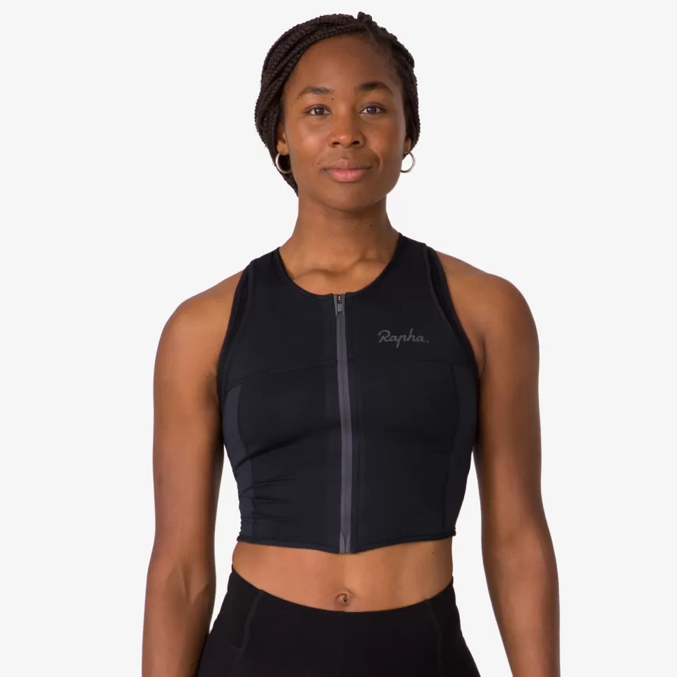 Rapha Jerseys>Women'S Cropped Zip Tank