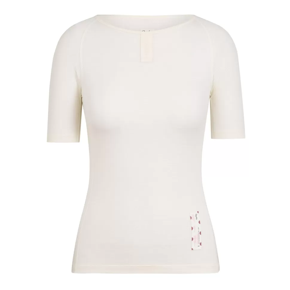 Rapha Base Layers>Women'S Merino Mesh Base Layer - Short Sleeve Cream