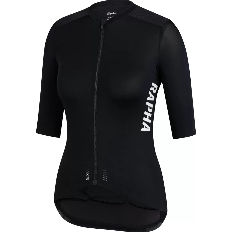 Rapha Jerseys>Women'S Pro Team Aero Jersey Black/White