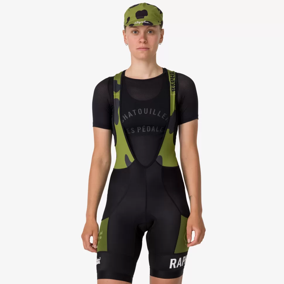 Rapha Bibs, Shorts & Tights>Women'S + Patta Pro Team Training Cargo Bib Multicolour